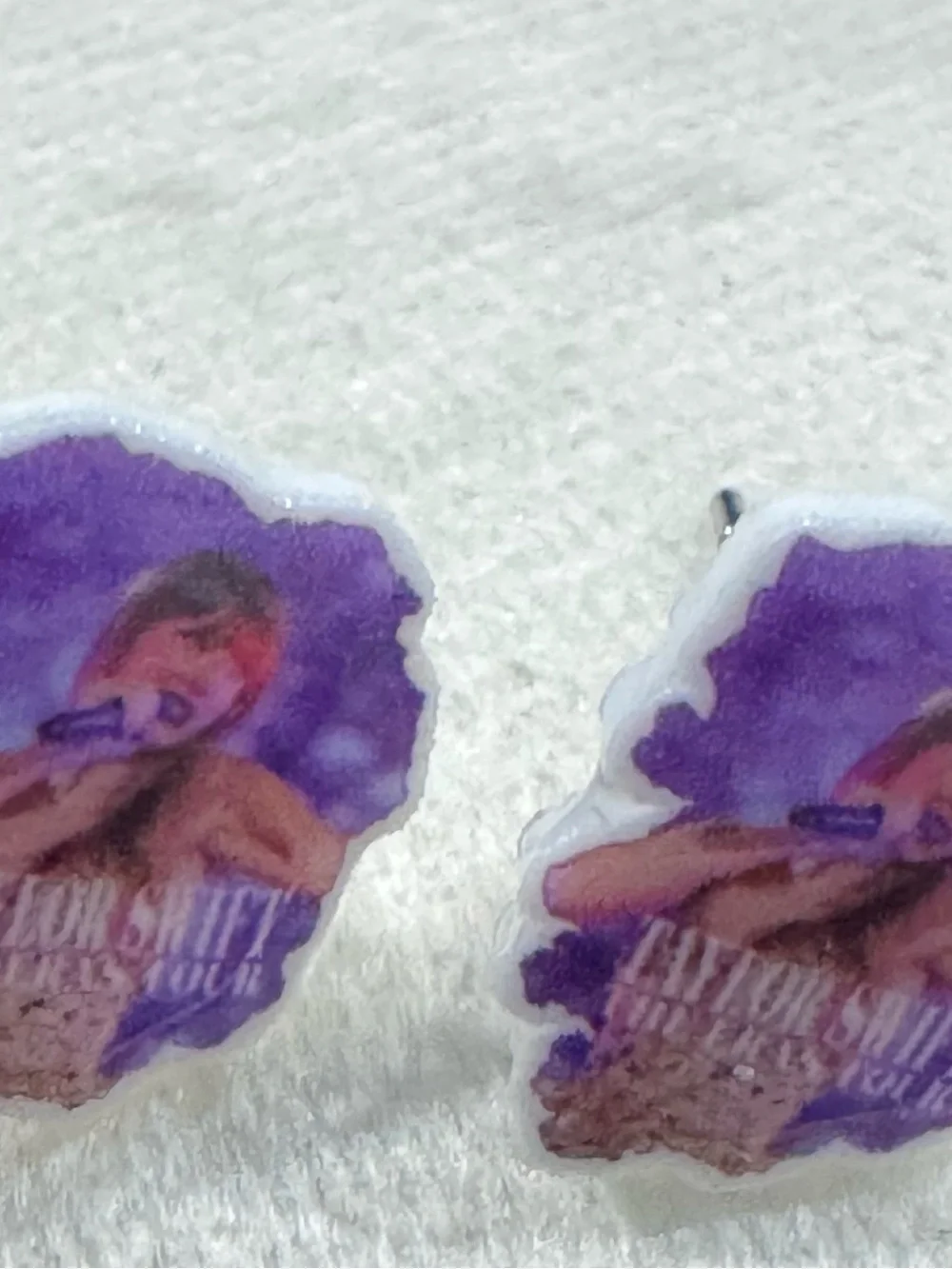 Taylor-Inspired Kids Pink 1989 Stud Earrings